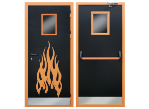"Противопожарная" дверь. Заказная модель.