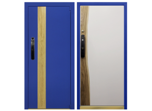 Стальная дверь "Lamborghini". Заказная модель.