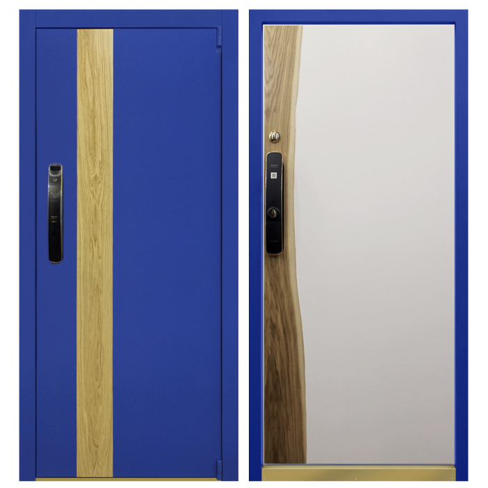 Стальная дверь "Lamborghini". Заказная модель.