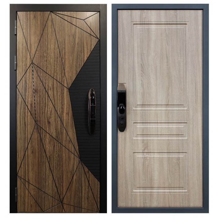 Стальная дверь "Mix". Заказная модель.