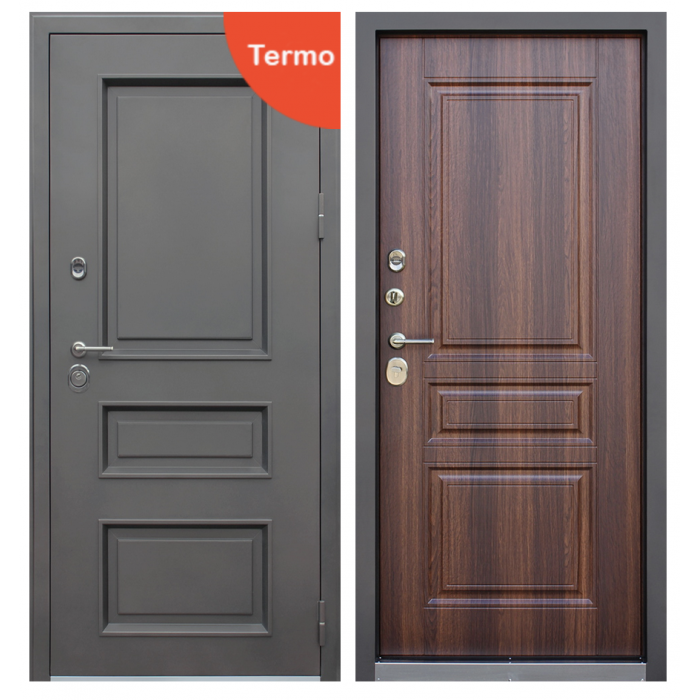 АСД-Стальная дверь Аляска Коньяк (терморазрыв 3к)