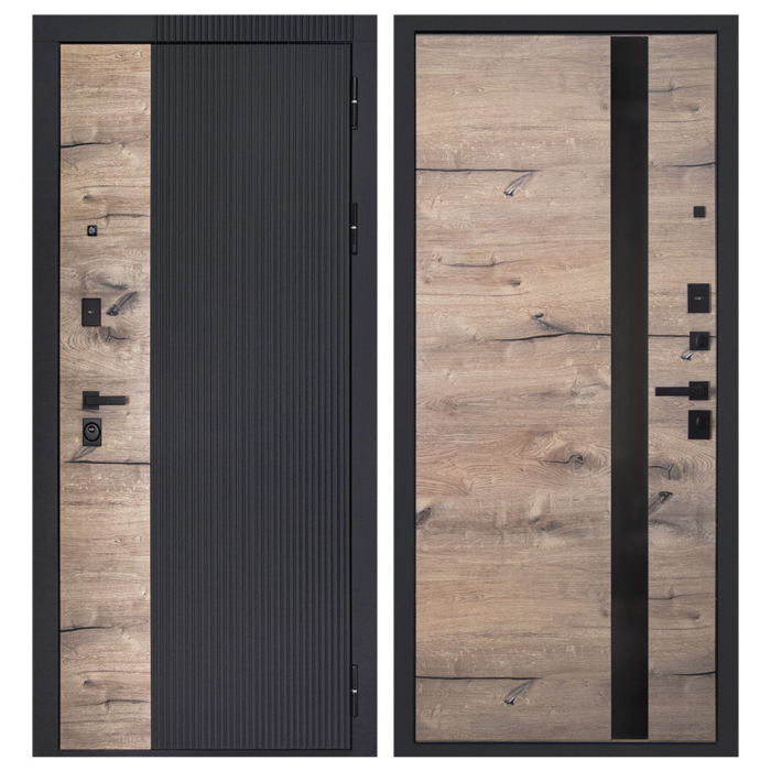 Стальная дверь "Арабика". Заказная модель.