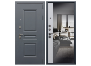 Стальная дверь "Барселона" с зеркалом