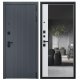 Стальная дверь Вертикаль с зеркалом