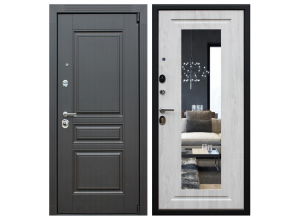 Стальная дверь Гермес NEW (Нью) с зеркалом Elit