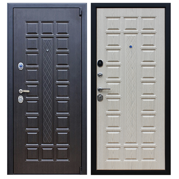 Стальная дверь "Лабиринт" (терморазрыв 3к). Заказная модель.