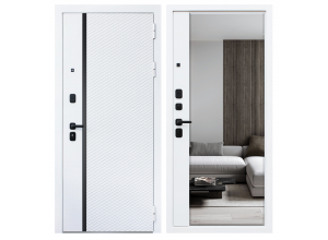 Стальная дверь "Ливерпуль с зеркалом"