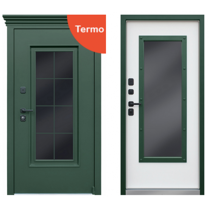 Стальная дверь "Лондон" (терморазрыв 3к). Заказная модель.