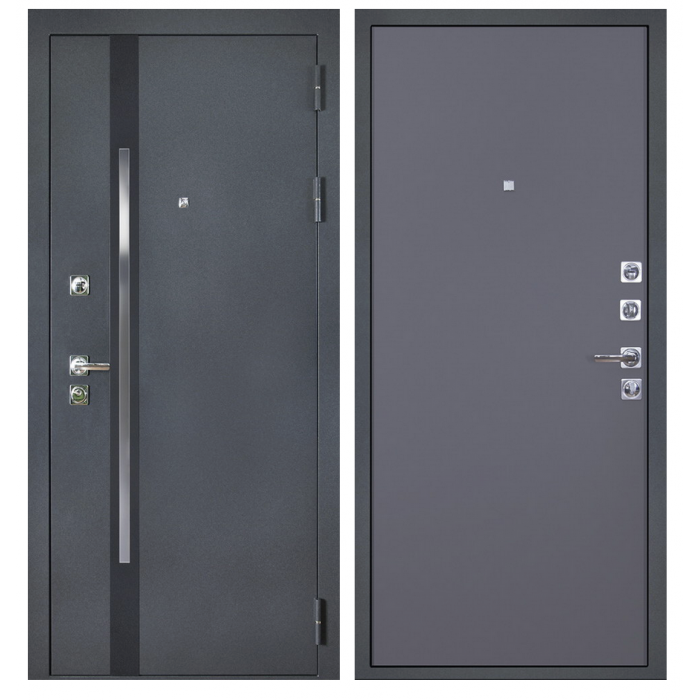 Стальная дверь "Меккано". Заказная модель.