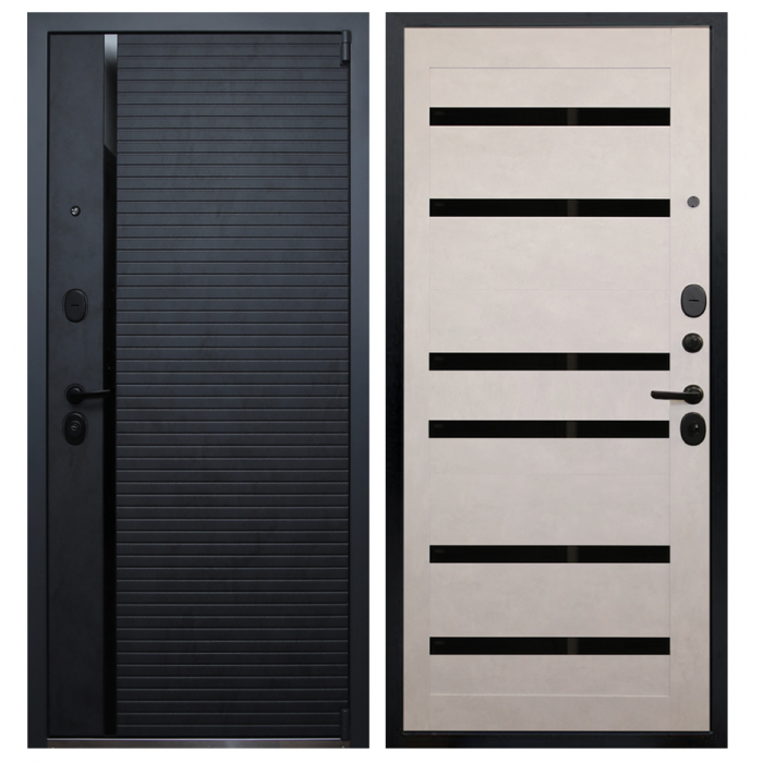 Стальная дверь "Оникс". Заказная модель.