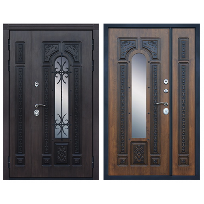 Стальная дверь "Русь Великая". Заказная модель.