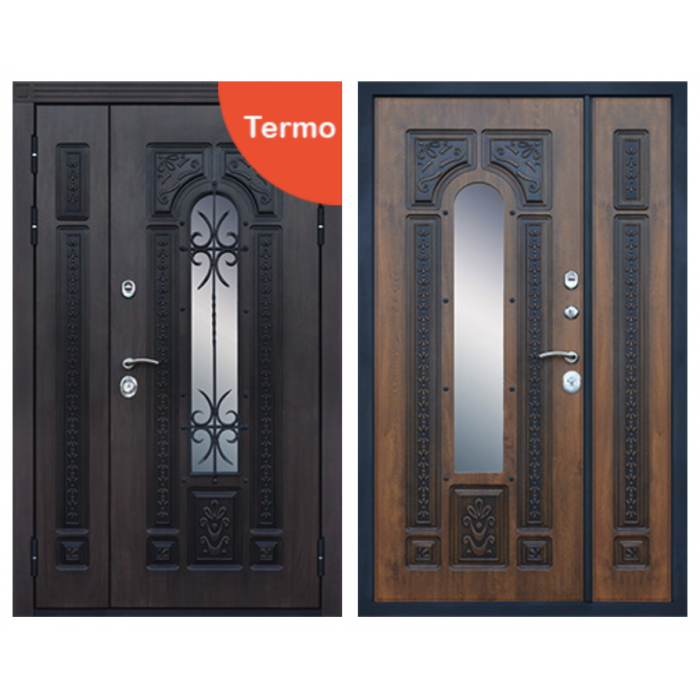 Стальная дверь "Русь Великая" (терморазрыв 3к). Заказная модель.