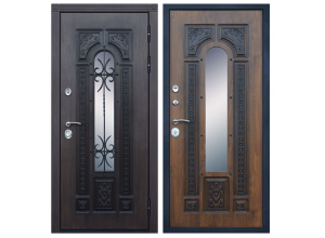 Стальная дверь "Русь". Заказная модель.