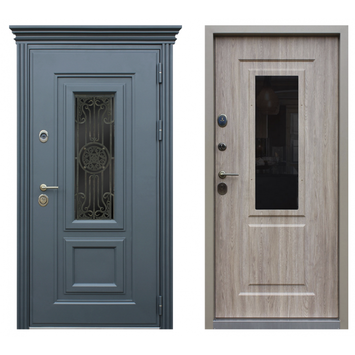 Стальная дверь "Сапфир". Заказная модель.