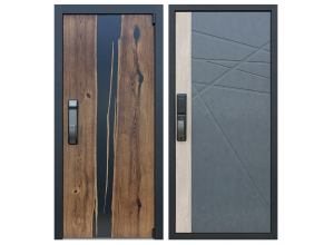 Стальная дверь "Слэб". Заказная модель.