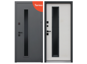 Стальная дверь Тренто с окном (терморазрыв 3к)