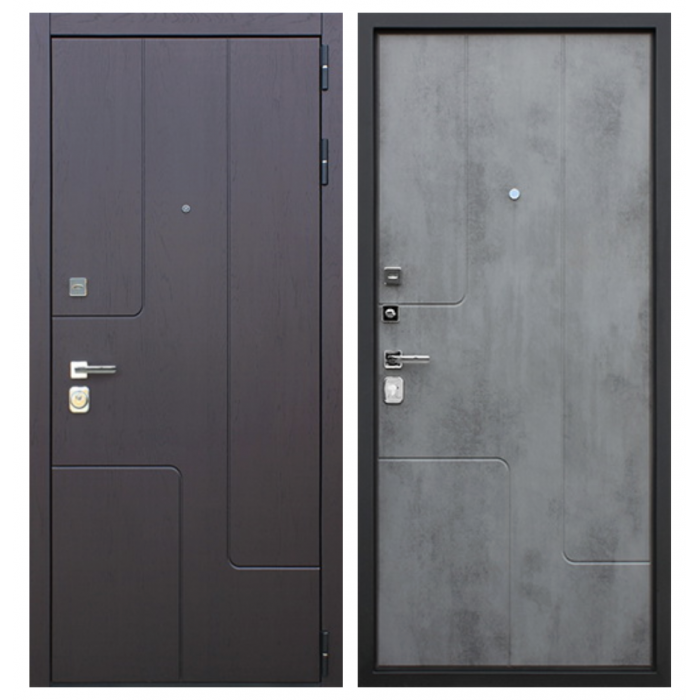 Стальная дверь "Эталон". Заказная модель.