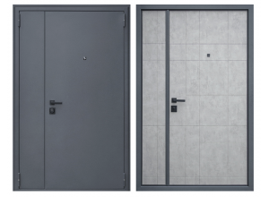 Стальная дверь «Байкал» (двустворчатая)