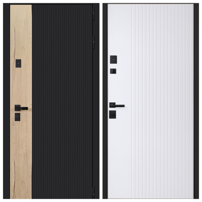 -Стальная дверь «Конструктор» с электронной ручкой