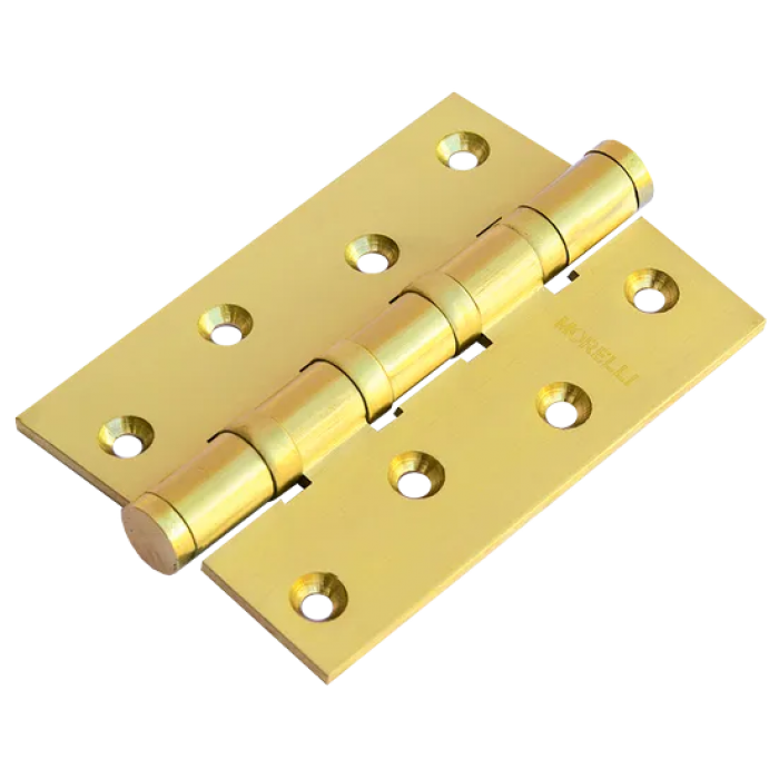 MBU 100X70X3-4BB SG, петля латунная универсальная, цвет - мат.золото