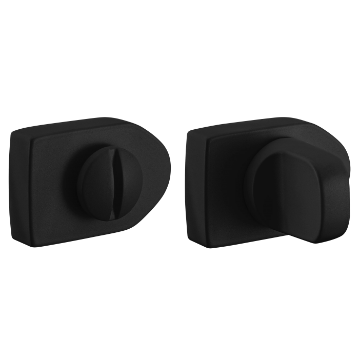 LUX-WC-SH NERO, завертка сантехническая, цвет- черный