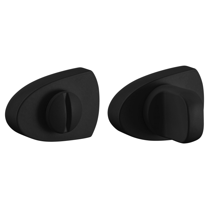 LUX-WC-UN NERO, завертка сантехническая, цвет - черный