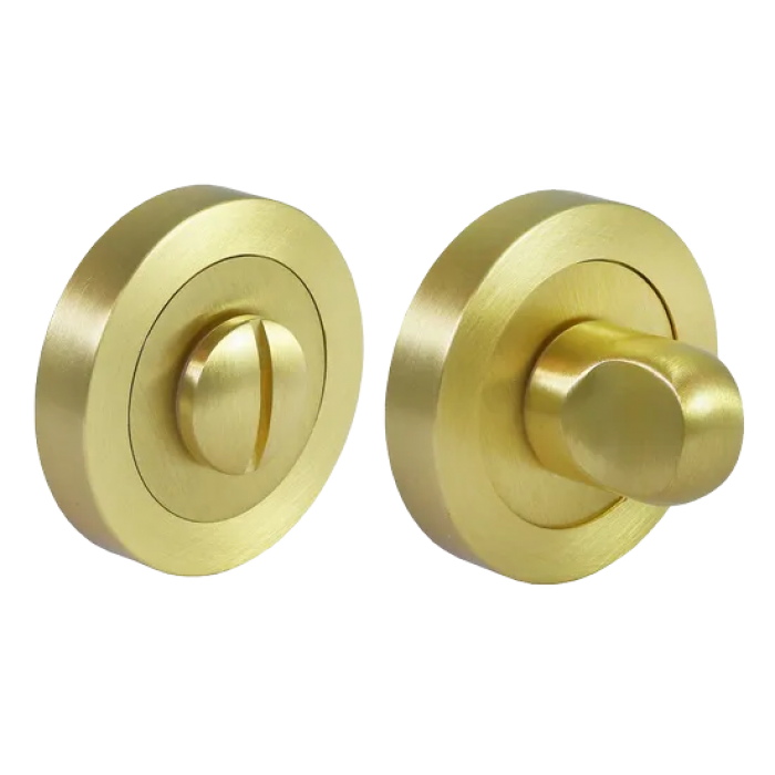 LUX-WC-R2 OSA, завертка сантехническая, цвет - матовое золото