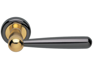 PINOKKIO R4 COT, ручка дверная, цвет - глянцевый хром/золото