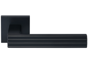 MAGLEV, ручка дверная на квадратной накладке MH-52-S6 BL, цвет - черный