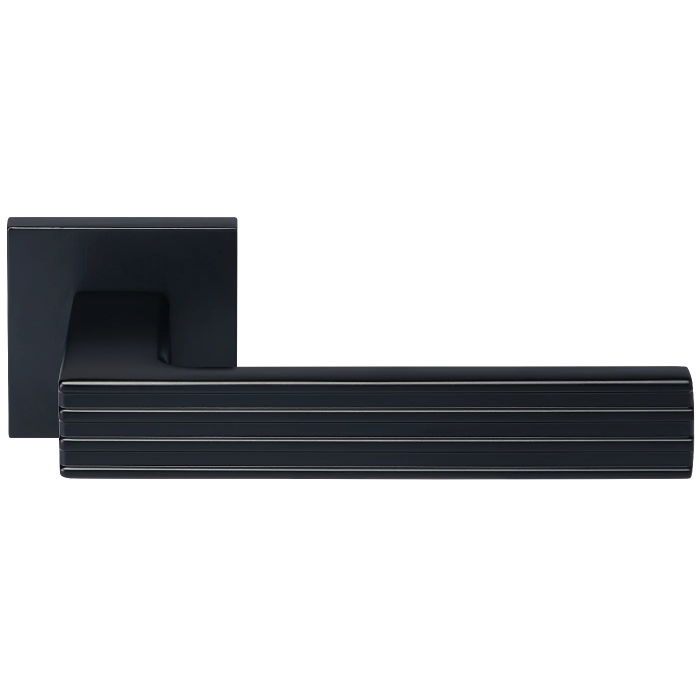 MAGLEV, ручка дверная на квадратной накладке MH-52-S6 BL, цвет - черный