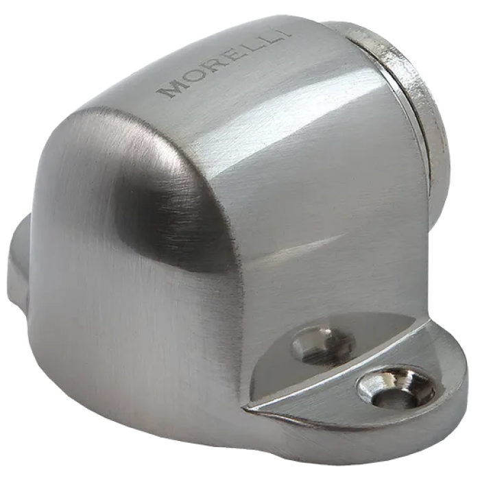 MDS-1 SN дверной ограничитель магнитный, цвет - белый никель