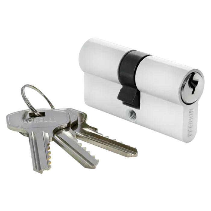 60C W,  ключевой цилиндр (60мм), цвет - белый