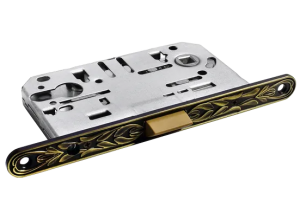 1885P-U IB, защелка бесшумная под цилиндр, цвет - итальянская бронза