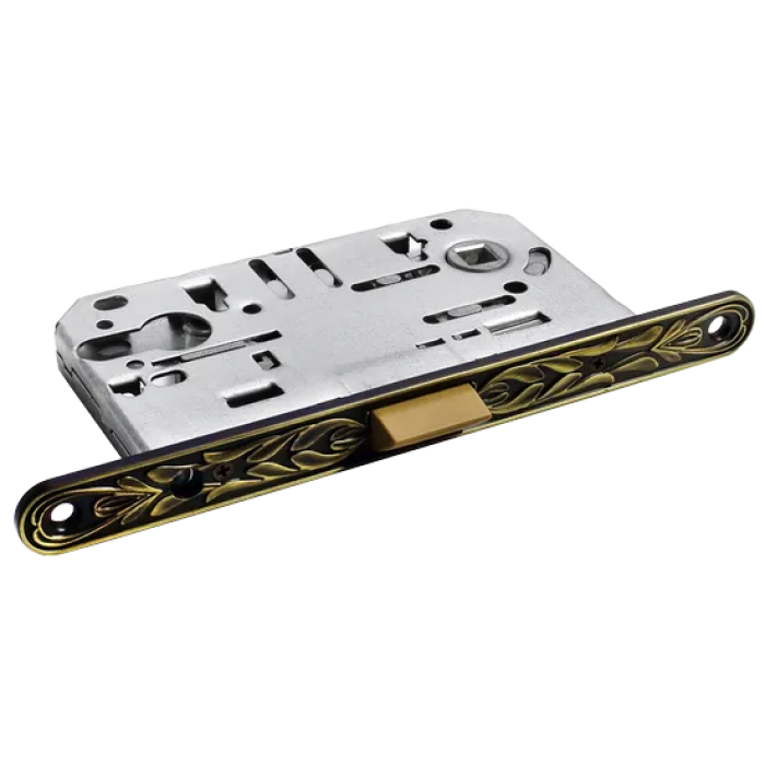 1885P-U IB, защелка бесшумная под цилиндр, цвет - итальянская бронза