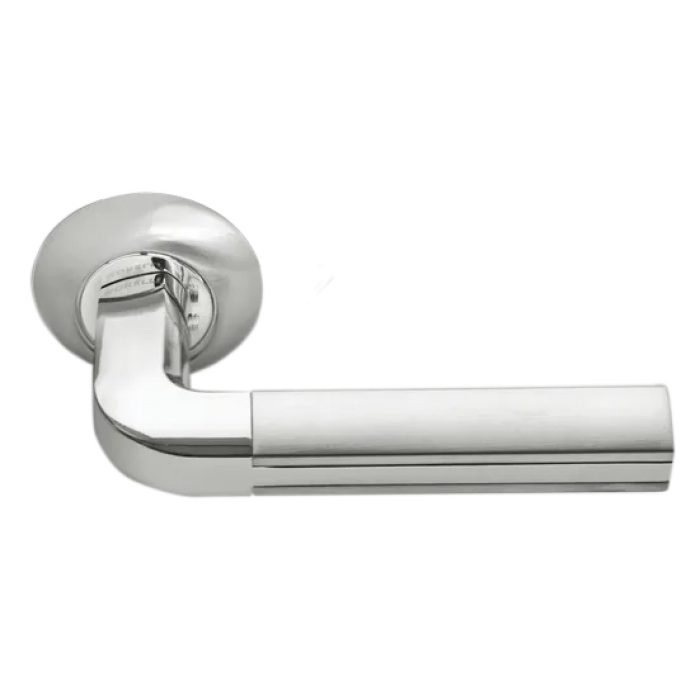 МОЗАИКА,  ручка дверная MH-11 SN/CP, цвет - бел.никель/хром
