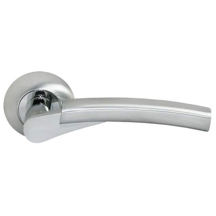 HALL, ручка дверная MH-19 SC/CP, цвет - мат.хром/хром