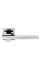 SHAPE, ручка дверная MH-38 SC/CP-S, на квадратной накладке, цвет - мат.хром/хром SHAPE, ручка дверная MH-38 SC/CP-S, на квадратной накладке, цвет - мат.хром/хром