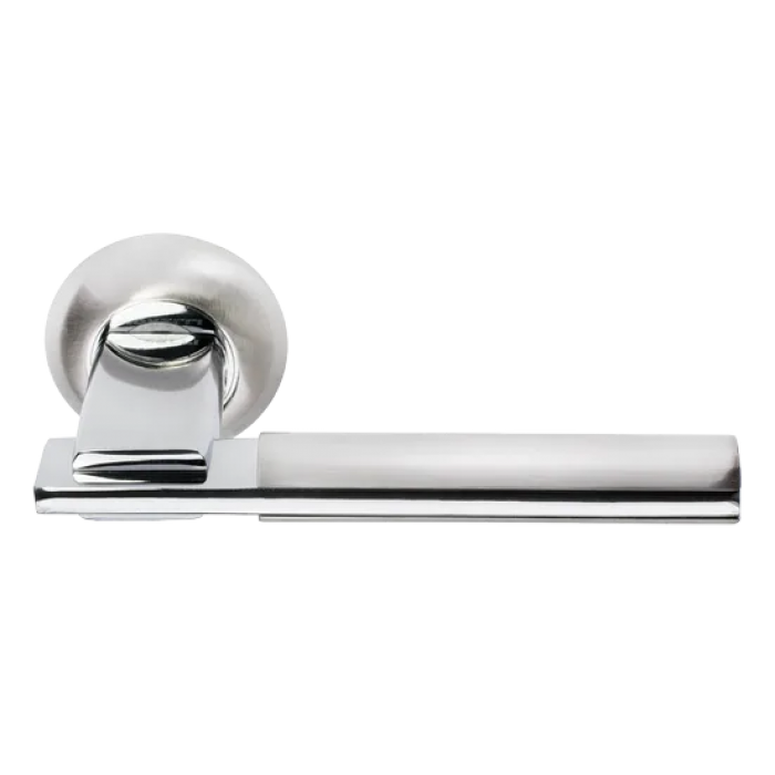 УПОЕНИЕ, ручка дверная MH-13 SN/CP, цвет - бел.никель/хром