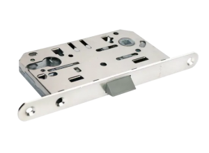 1885P SC, защелка бесшумная под цилиндр, цвет - матовый хром