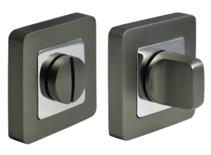 MH-WC-S55 GR/PC, завертка сантехническая, цвет - графит/хром