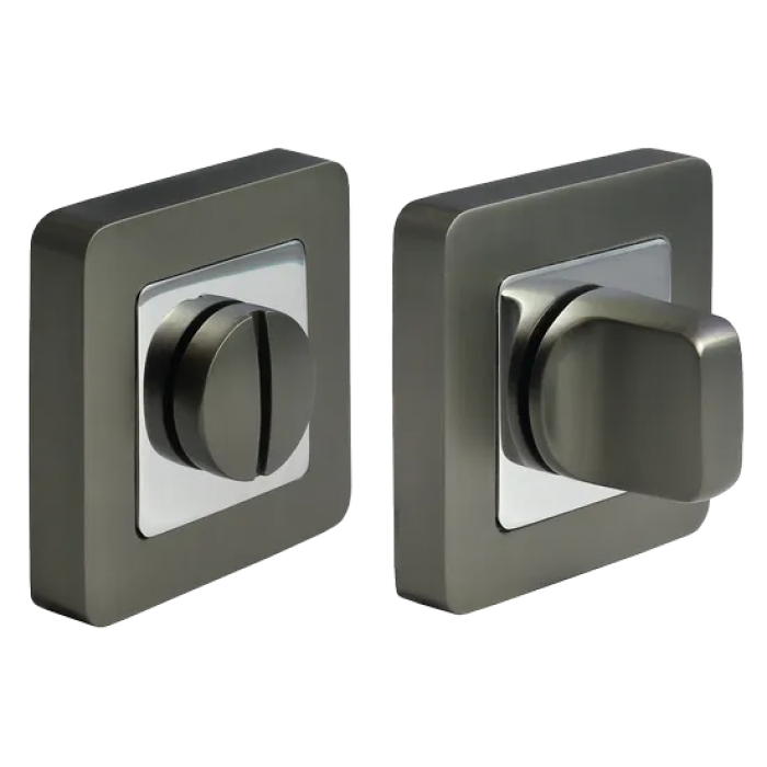 MH-WC-S55 GR/PC, завертка сантехническая, цвет - графит/хром