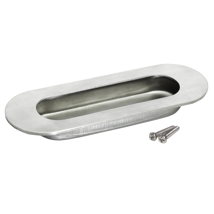 MHS120 SS, ручка для раздвижных дверей, цвет - матовая сталь