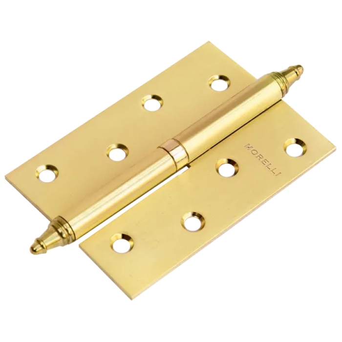 MS 100X70X2.5 R SG, Петля стальная правая цвет-матовая латунь 1шт.