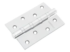 Петля стальная универсальная, MS 100X70X2.5-4BB MSG, 1шт., цвет -  мат. сатинированное золото