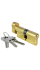 70CK PG, ключевой цилиндр с заверткой (70 мм), цвет - золото 70CK PG, ключевой цилиндр с заверткой (70 мм), цвет - золото