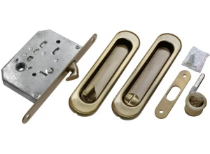 MHS150 WC AB, комплект для раздвижных дверей, цвет - античная бронза