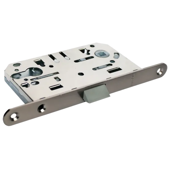 1885P BN, защелка бесшумная под цилиндр, цвет - черный никель