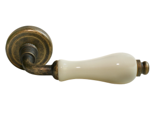 CERAMICA, ручка дверная CC-3 OBA/CHAMP, цвет - античная бронза/шампань