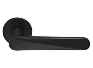 CAYAN  ручка дверная  на круглой розетке 6 мм, MH-58-R6 MSC, цвет - мат. сатинированный хром