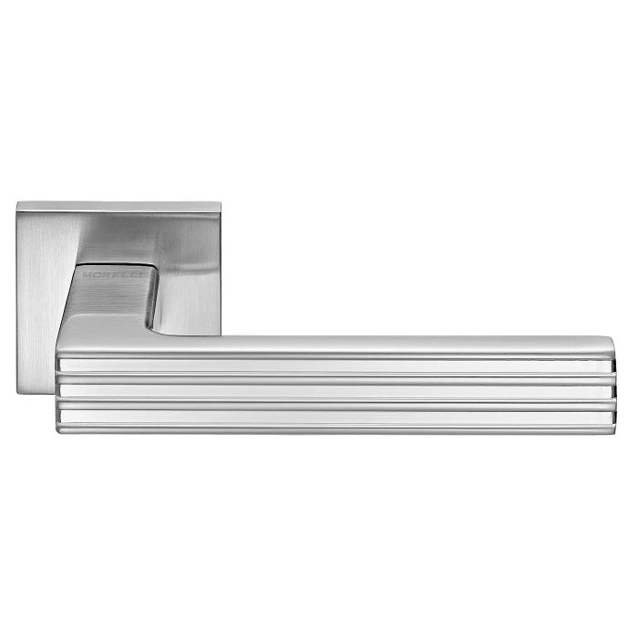 MAGLEV, ручка дверная на квадратной накладке MH-52-S6 SC, цвет - матовый хром